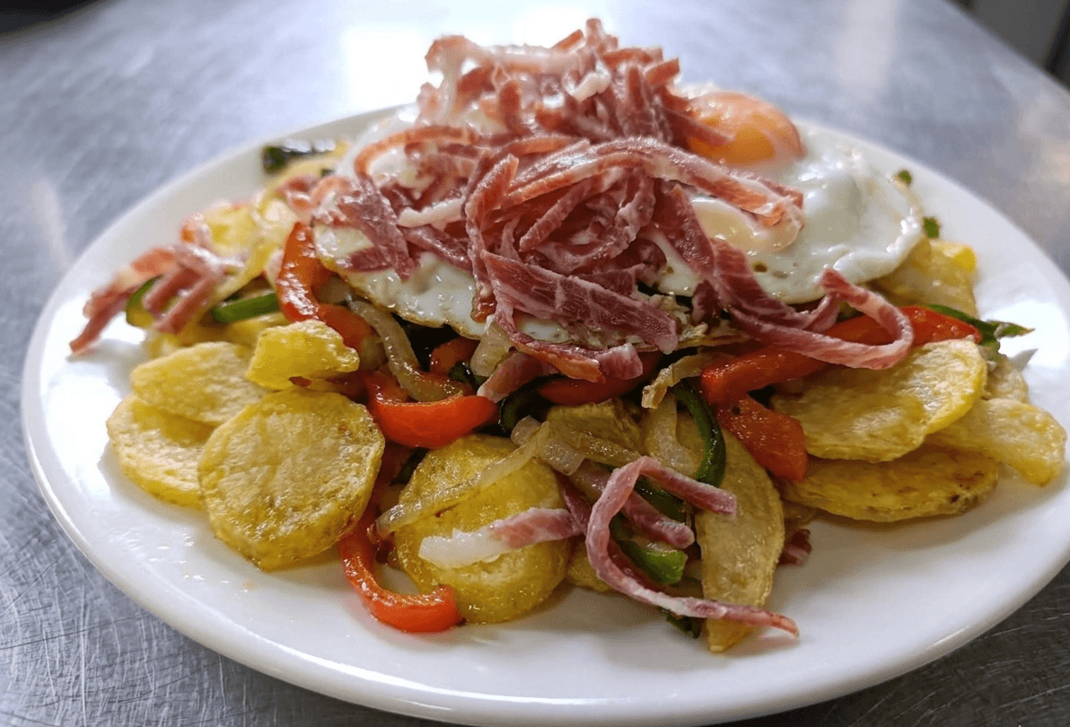 Huevos revueltos en El Pozo